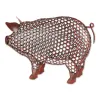 CHICKEN WIRE PIG SCULPTURE