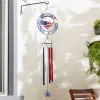 Patriotic Welcome Weathervane Wind Chime for Friends & Family