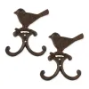 Set of 2 Bird Wall Hooks - Stylish and Functional Home Decor