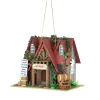 Rustic Cottage Winery Birdhouse for Garden Decor and Birdwatching