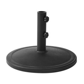 Outdoor 26lb Steel Round Umbrella Base, Black Finish  Shipment From Walmart