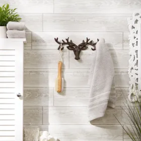 Rustic Buck Wall Hook - Best Quality Deer Antler Coat Hook for Home Decor